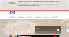 Desktop Screenshot of oetker.hr