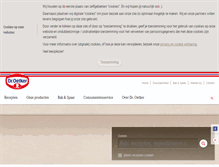 Tablet Screenshot of oetker.nl