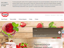 Tablet Screenshot of oetker.pl