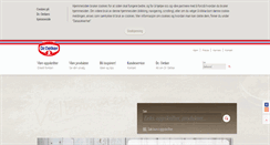 Desktop Screenshot of oetker.no
