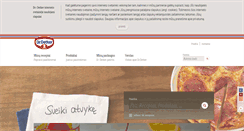 Desktop Screenshot of oetker.lt
