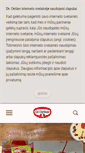 Mobile Screenshot of oetker.lt