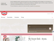 Tablet Screenshot of oetker.se